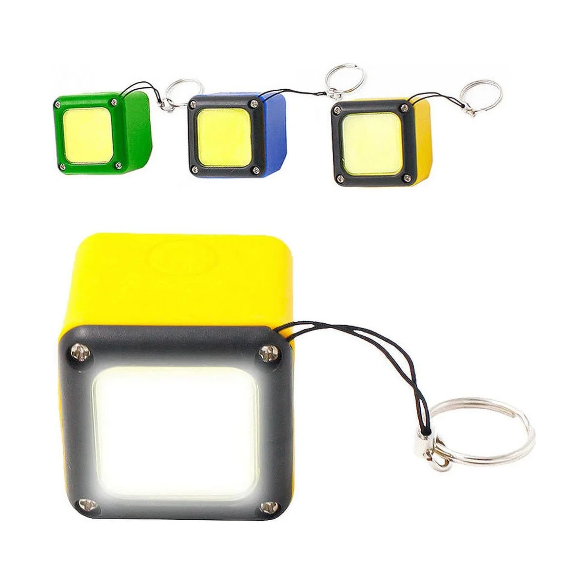 Перезаряджуваний LED Ліхтар COB 300 Люменів з USB та Магнітом, фото №2