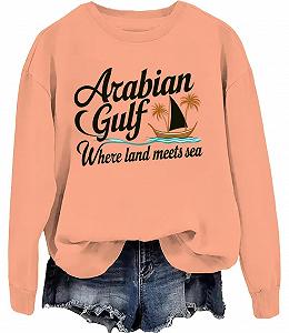 Свитшот Arabian Gulf Where Land Meets Sea Shirt Langarm - Фото 1