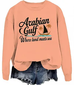 Свитшот Arabian Gulf Where Land Meets Sea Shirt Langarm - Фото 1
