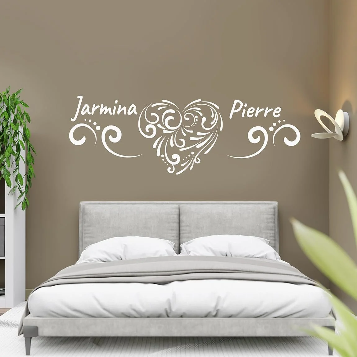 Наклейка на стіну tjapalo w-pkm306na Heart with Name 100 x 35 см, фото №3