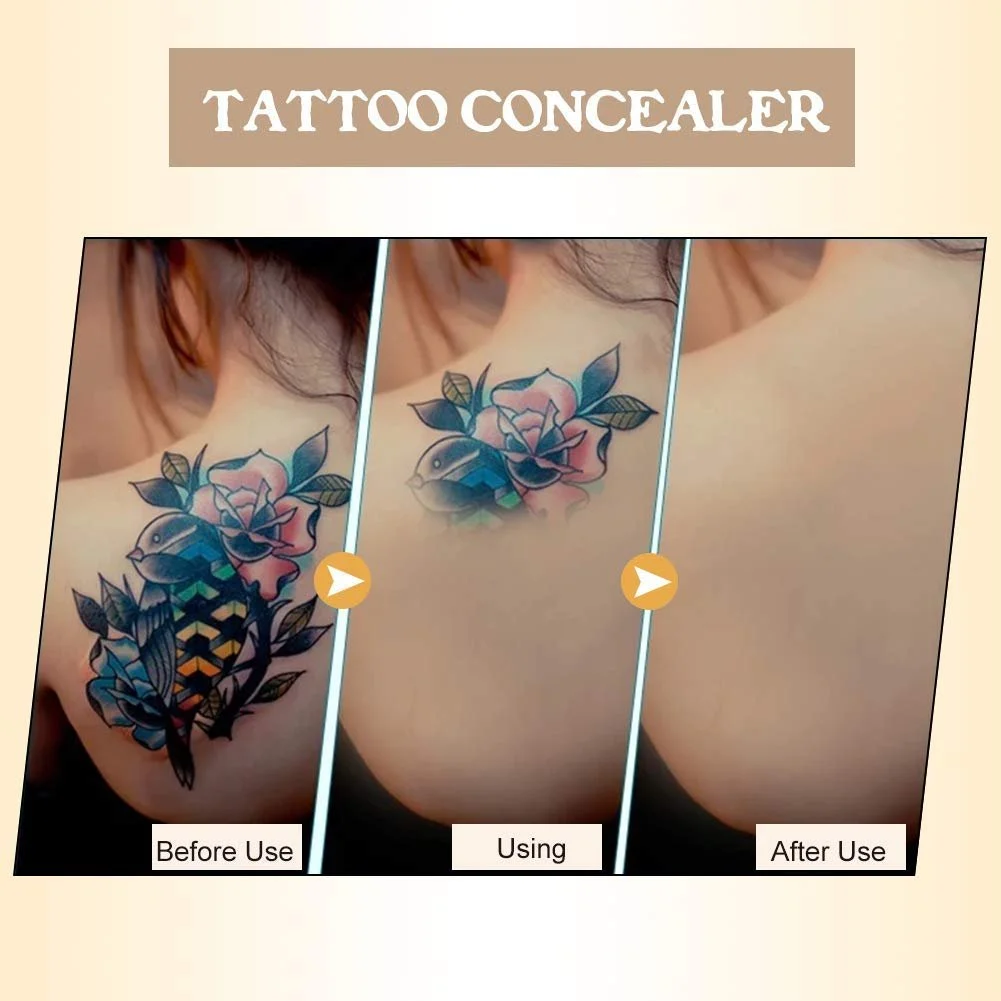 Консилер для татуювань, шрамів, родимок і вітиліго, 20 г + 20 г, фото №2