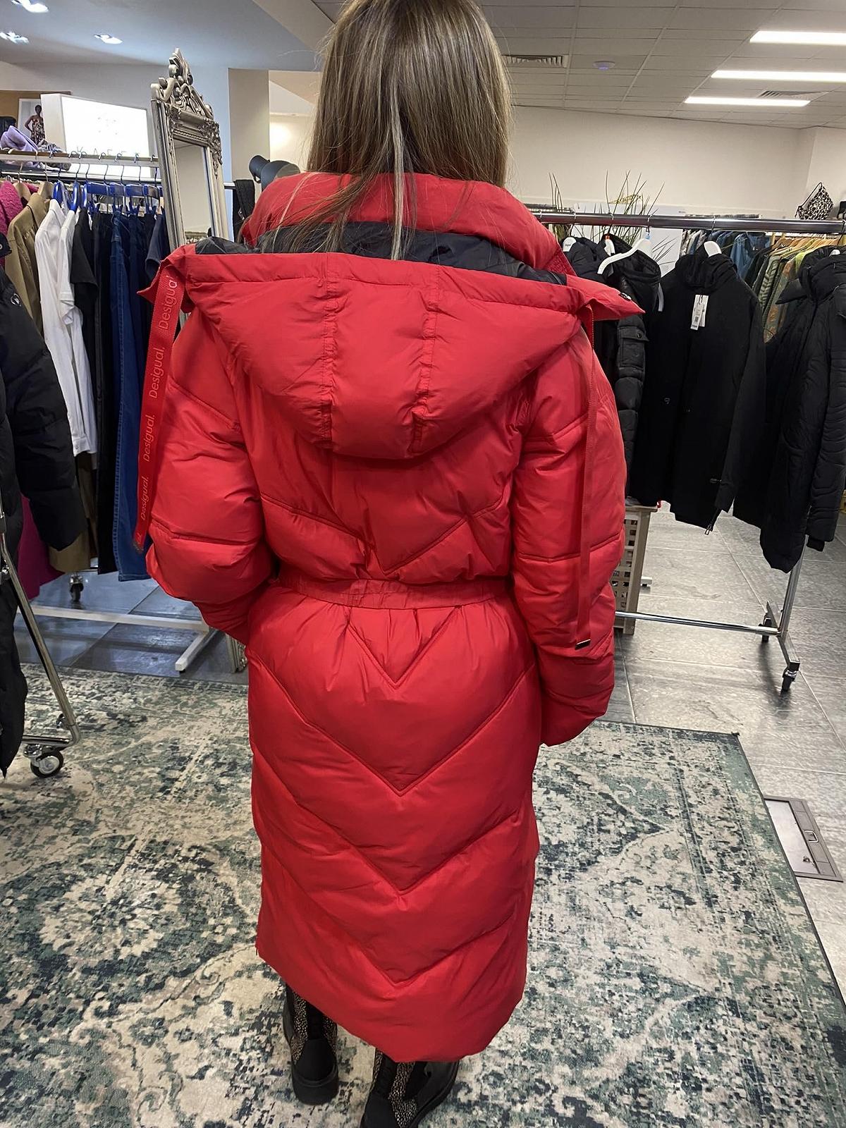 Пальто Desigual Жіноче Утеплене Довге, фото №4 Пальто Desigual Жіноче Утеплене Довге, фото №4