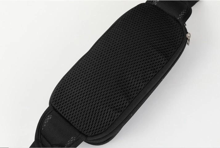 Спортивная сумка на пояс с 2 карманами 22х10 см RunningBag Влагостойкая Orange, фото №2