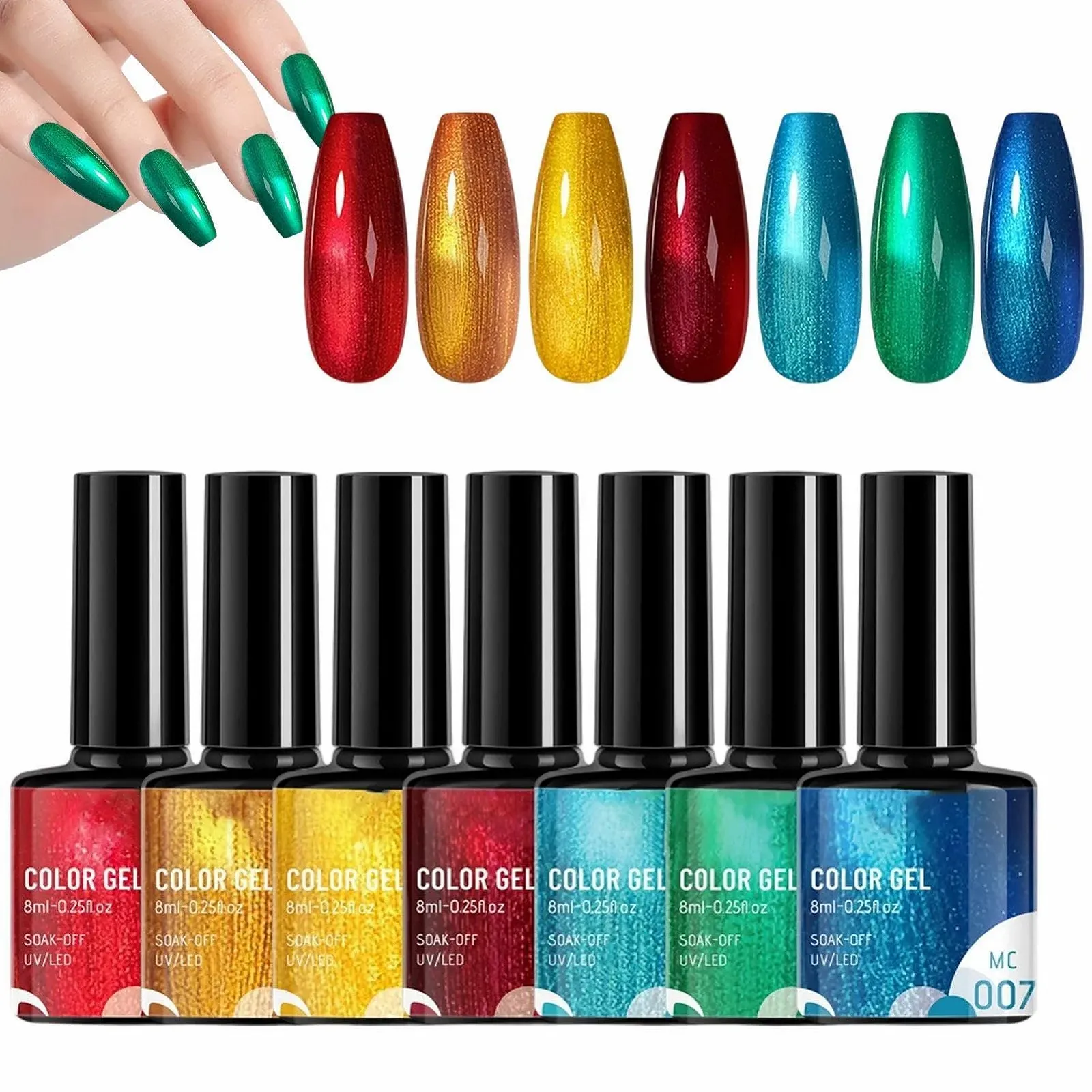 Гель-лак Mihauuke Regenbogen, набор 7 цветов, фото №1 Гель-лак Mihauuke Regenbogen, набор 7 цветов, фото №1