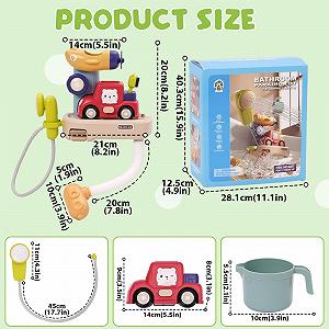 Игрушка для ванны с душевой лейкой Детская synthetic.ua - Фото 1