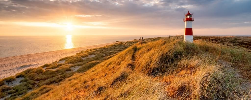 Пазл Lais Puzzle List East Lighthouse, Island Sylt, Germany, 2000 деталей, Panorama, фото №2