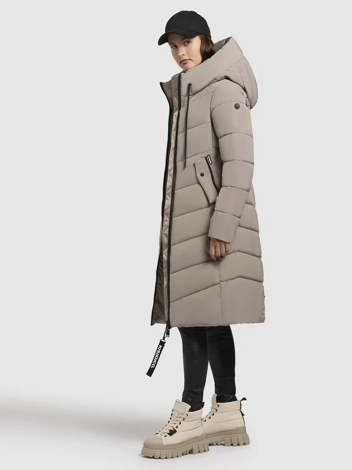 Пальто Khujo Mikia Жіноче Чорний, фото №8