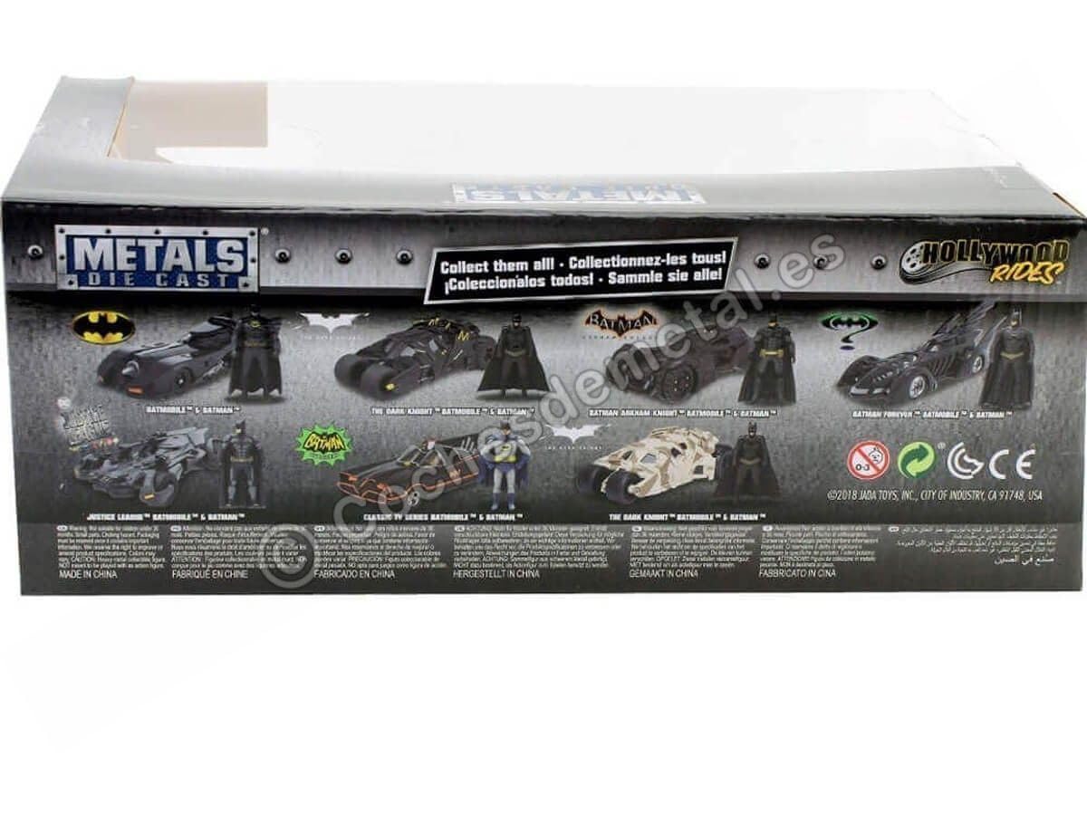 Автомобіль Jada Batman The Dark Knight Batmobile з фігуркою Масштаб 1/24 98261BK Чорний, фото №9 Автомобіль Jada Batman The Dark Knight Batmobile з фігуркою Масштаб 1/24 98261BK Чорний, фото №9