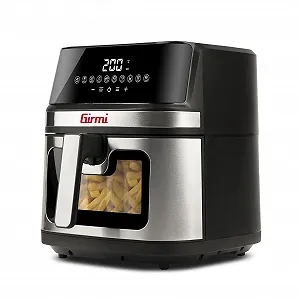 Мультипечь Girmi FG80 8 л 2200 Вт Цифровой дисплей 10 программ Металлическая камера Двойной нагрев Книга рецептов Черный/Нержавеющая сталь - Фото 1