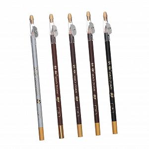 Карандаш для бровей Amosfun Pack of 5 Eyebrow Pencil Темно-коричневый Карандаш с точилкой - Фото 1