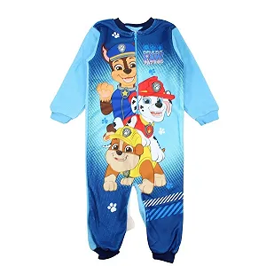 Флисовый пижамный комплект-комбинезон Paw Patrol Disney для мальчиков - Фото 1