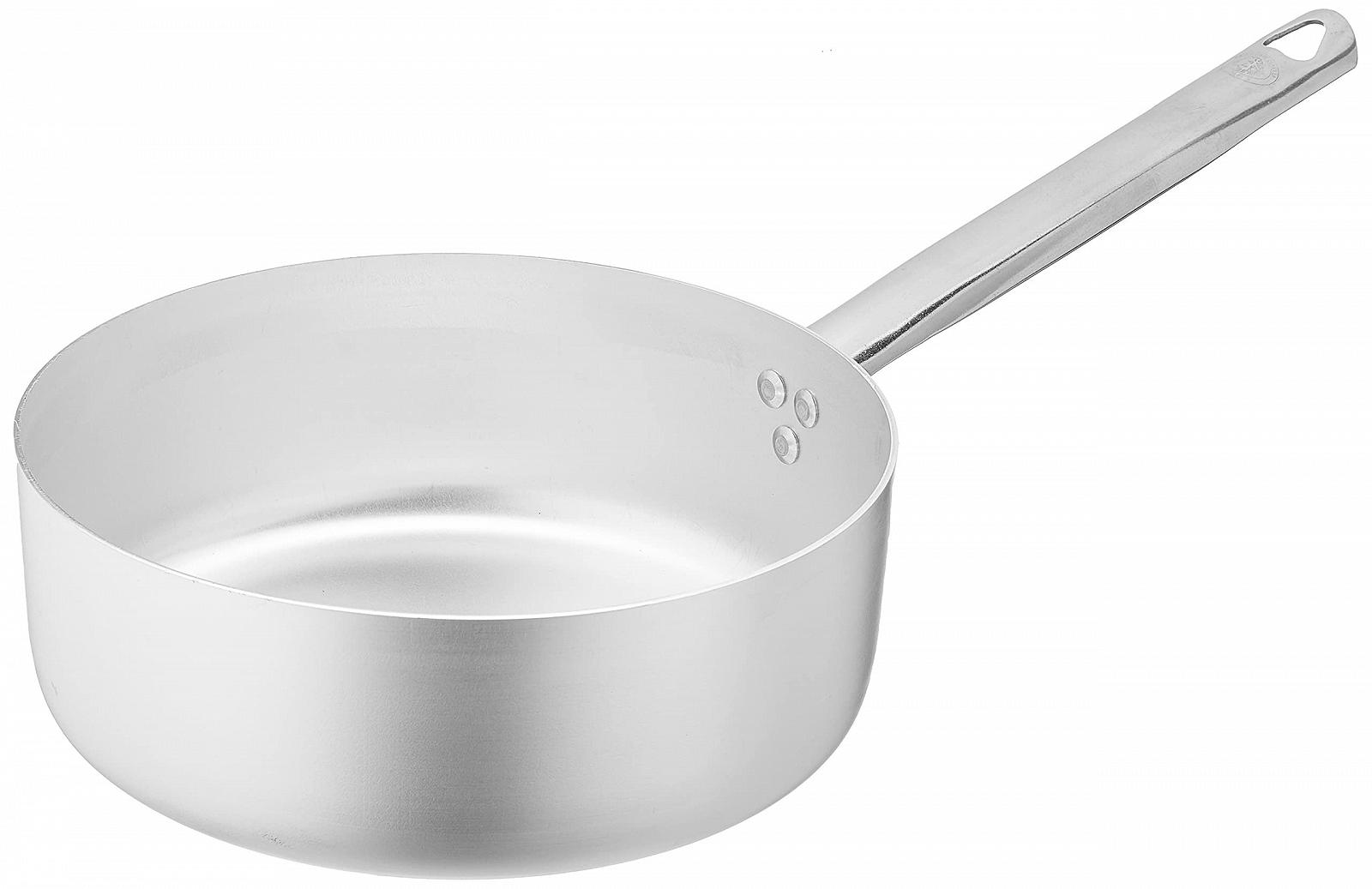 Кастрюля-сотейник Pentole Agnelli Professional 3 мм 24 см серебристая, фото №1