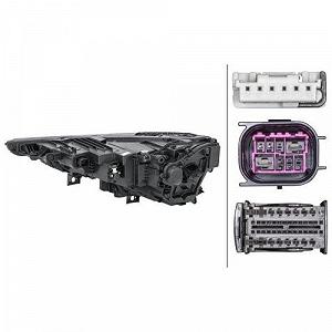 Фара HELLA 1LX 354 871-041 для AUDI права synthetic.ua - Фото 1