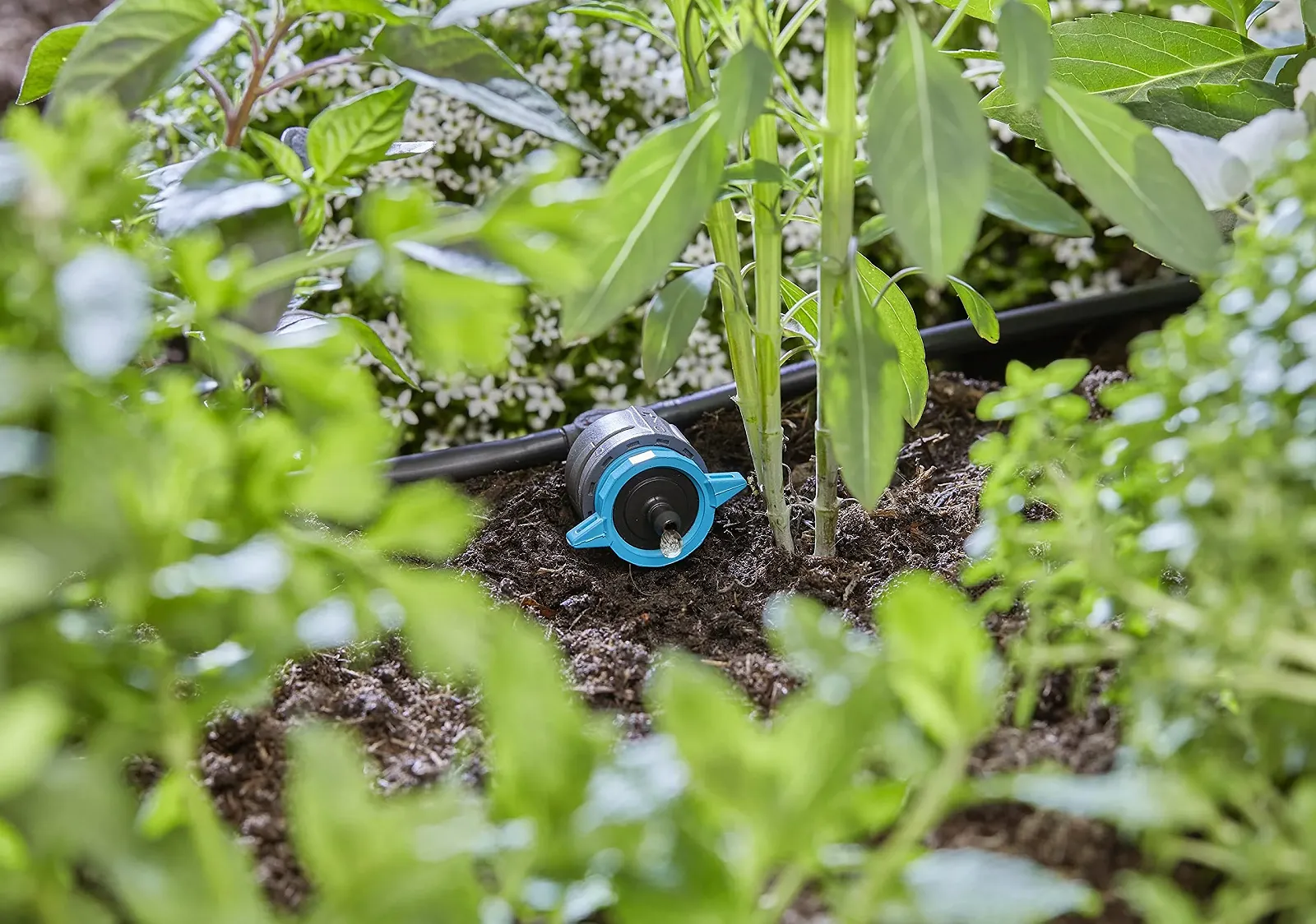 Крапельниця рядна Gardena Micro-Drip System 13314-20 регульована 1-8 л/год, фото №3