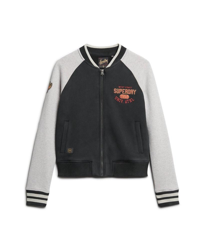 Бомбер Superdry College Jersey з графікою з літерами, фото №7