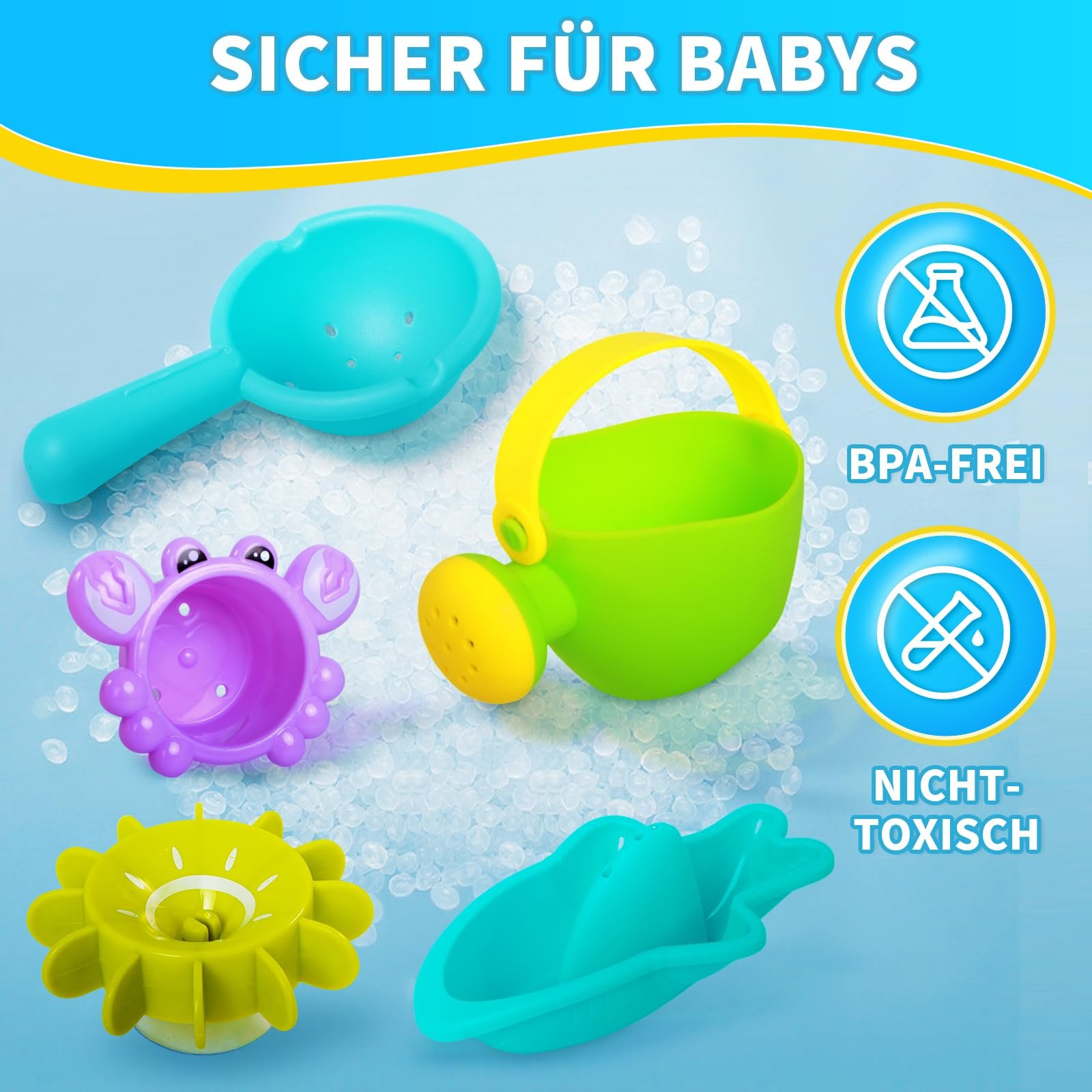 Игрушки для ванны CNMTCCO, 10 штук, фото №3