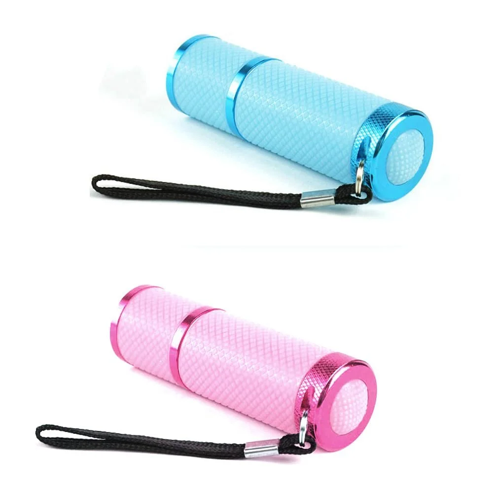 Міні LED ліхтарик 87 мм, 9 LED, різнокольоровий, 2 шт., фото №1 Міні LED ліхтарик 87 мм, 9 LED, різнокольоровий, 2 шт., фото №1