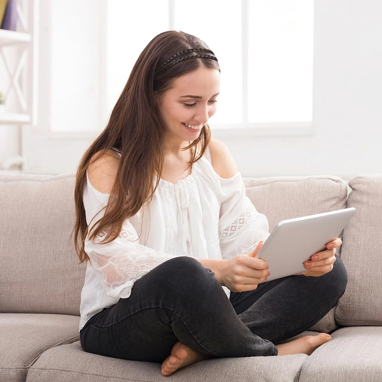 Еластичні плетені пов'язки на голову Lurrose, фото №6