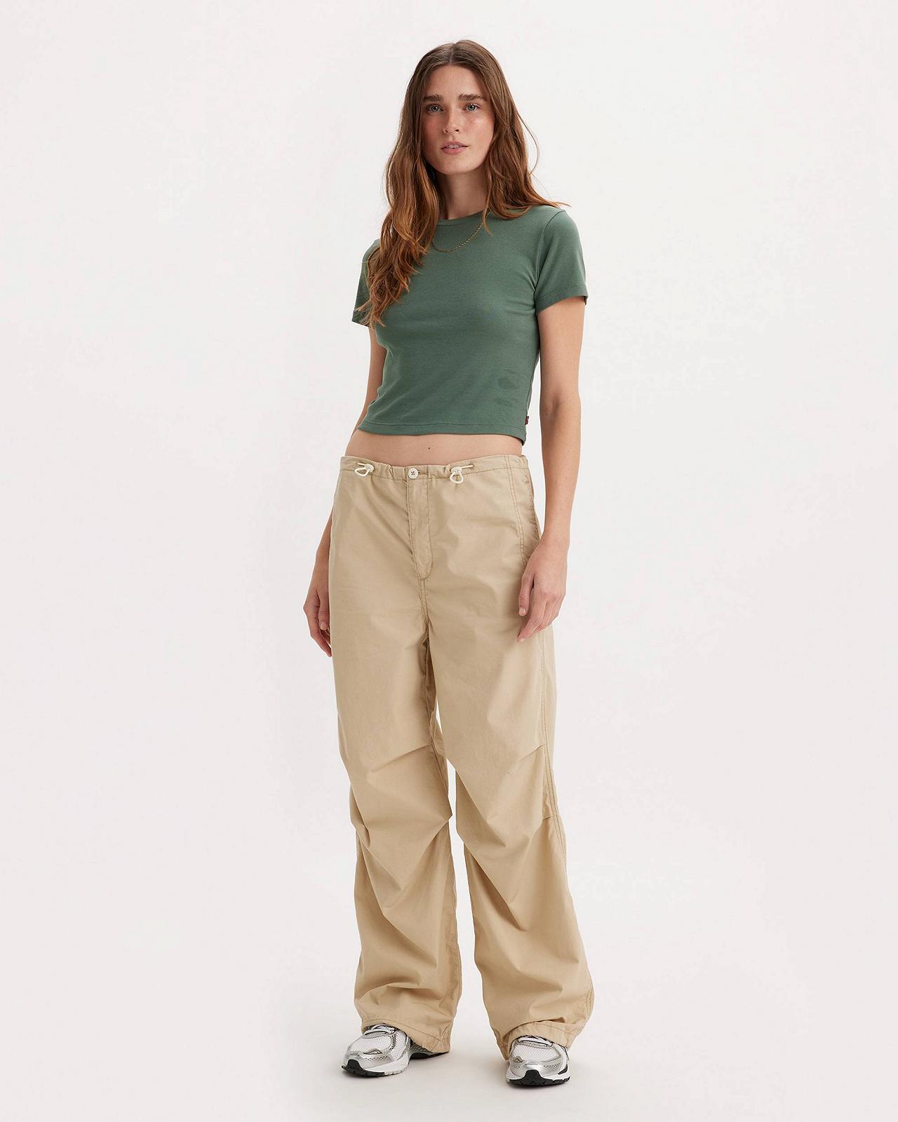 Жіночі штани Levis - Parachute Pant 2024 Safari  - S, фото №2