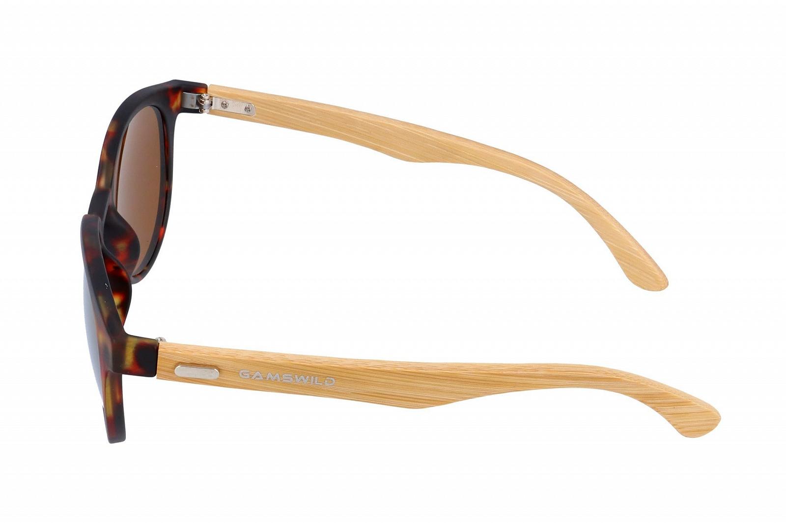 Сонцезахисні окуляри Gamswild WM1228 Бамбукові Модні Жіночі Чоловічі, фото №3