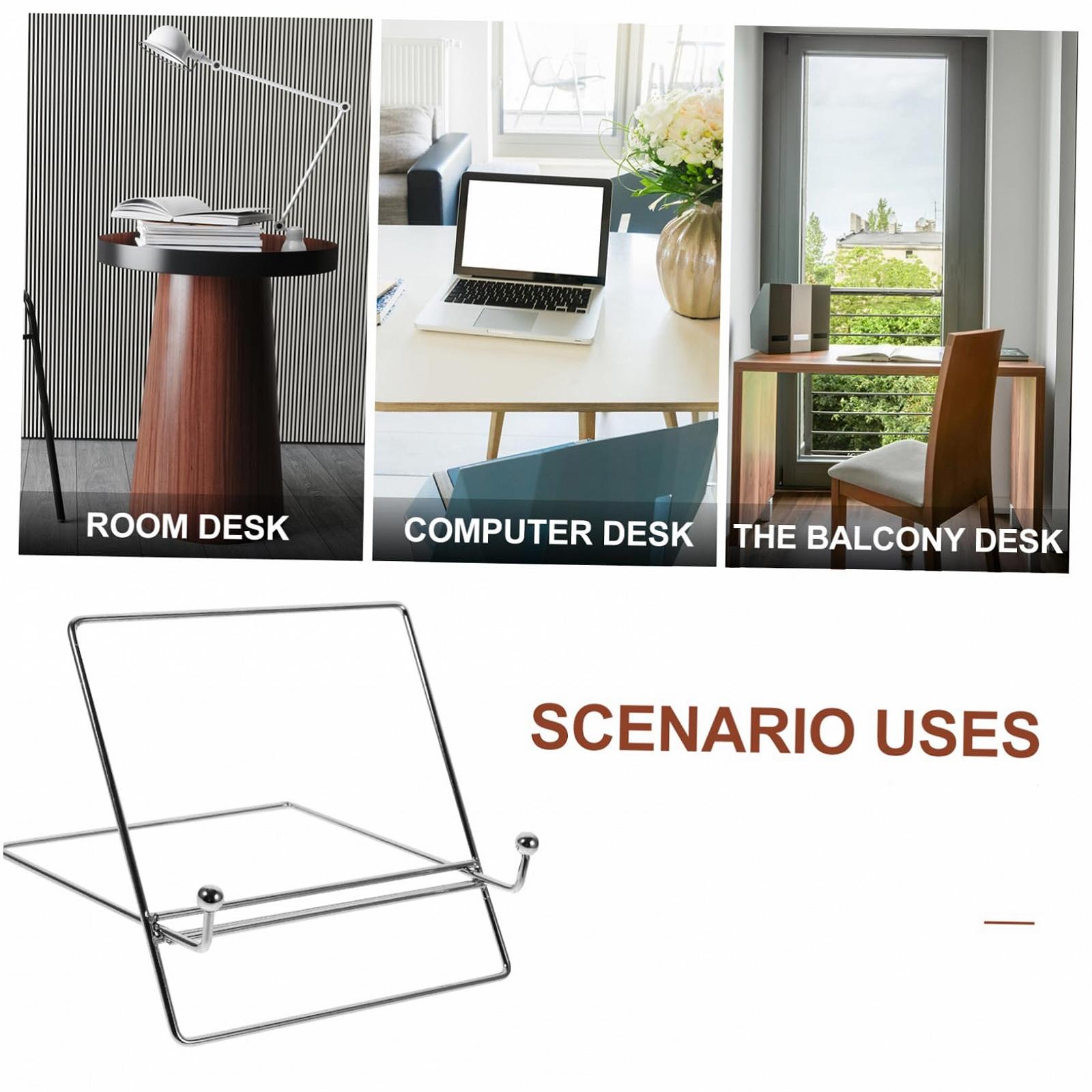Подставка для ноутбука NUOBESTY, эргономичная, многофункциональная, для ноутбука, планшета и книг, для письменного стола, улучшает осанку, фото №7