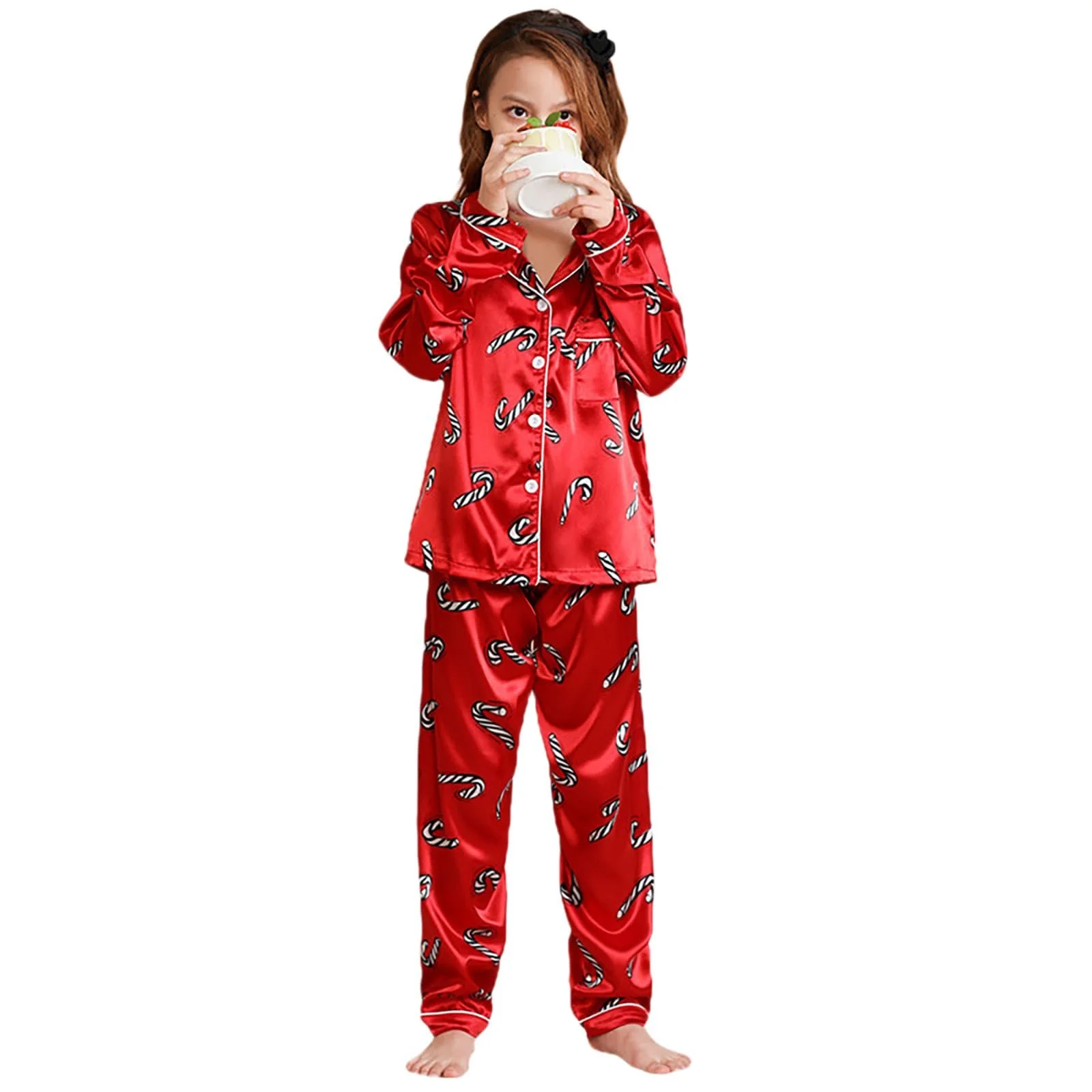 Дитяча Різдвяна піжама Stitch для дівчаток, фото №2