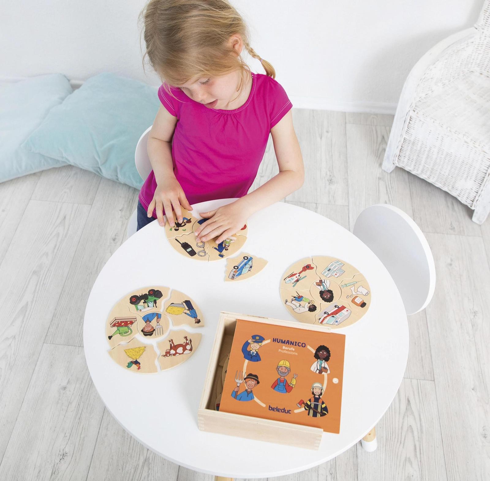 Пазл Beleduc Humanico Occupations 30 деталей в деревянной коробке от 4 лет, фото №4
