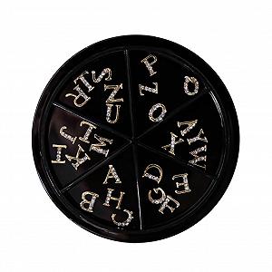 Украшения для ногтей Алфавит Beavorty 52шт., подвески для маникюра с буквами, металлические - Фото 1