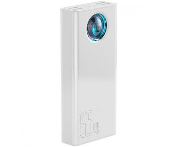 Зовнішній акумулятор Power Bank Baseus Amblight Quick Charge 65W 30000mAh White (PPLG-A02), фото №2 Зовнішній акумулятор Power Bank Baseus Amblight Quick Charge 65W 30000mAh White (PPLG-A02), фото №2