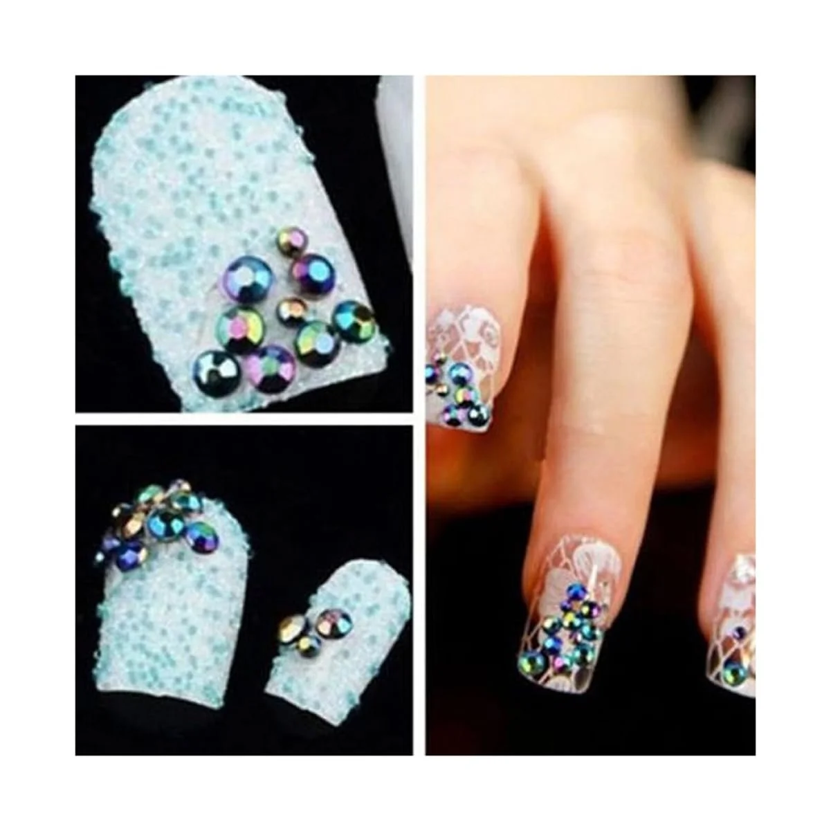 Стрази Healvian 3 набори Декоративні камені для дому Мобільні телефони Запрошення 4000 штук x 3, фото №5