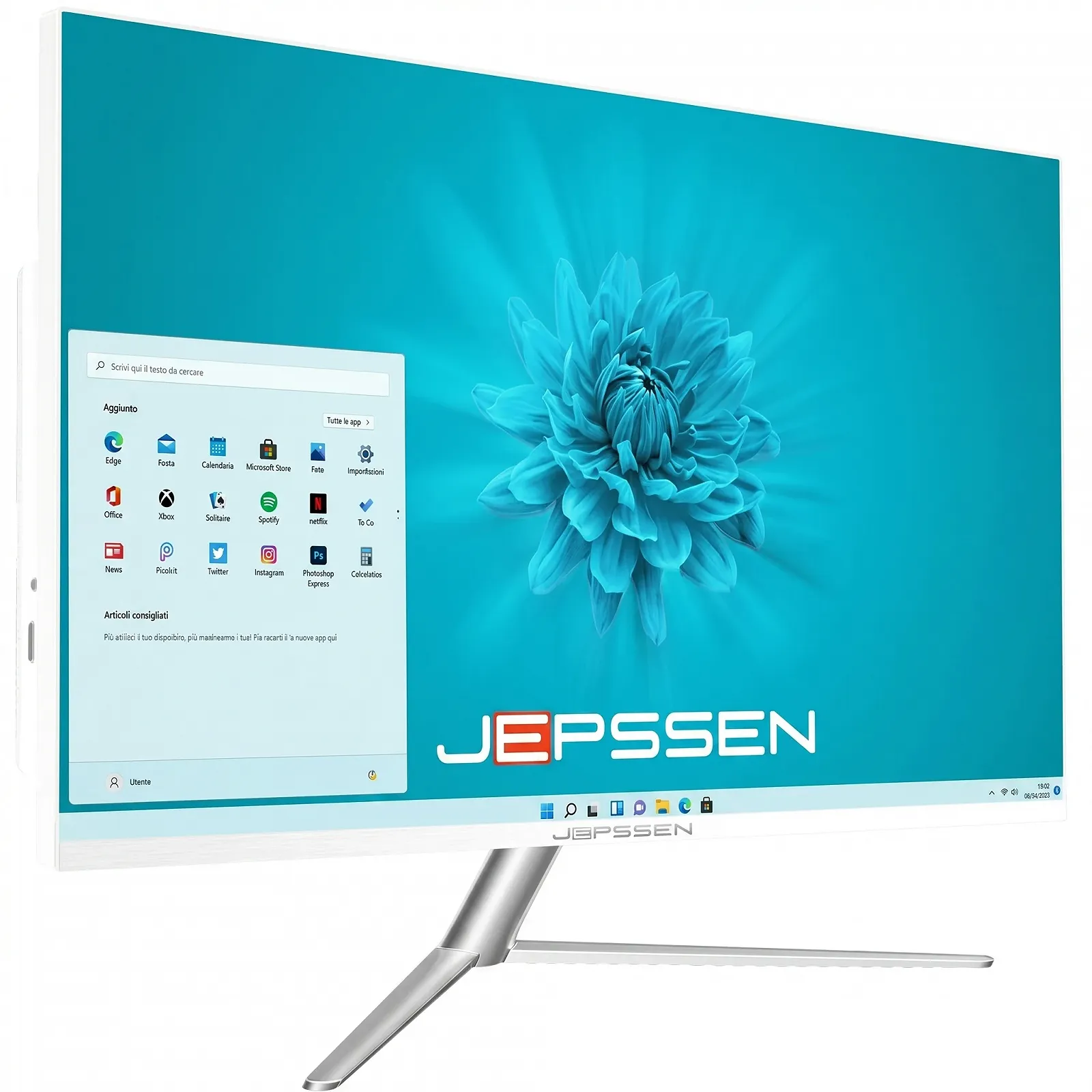 Моноблок Jepssen OnlyOne PC Live Plus 23.8" / Intel Core i5-11400 / RAM 8GB / SSD 1TB / 1 х HDMI / 1х LAN / Wi-Fi 5 / Bluetooth 4.2 / Windows 11 / Білий, фото №3