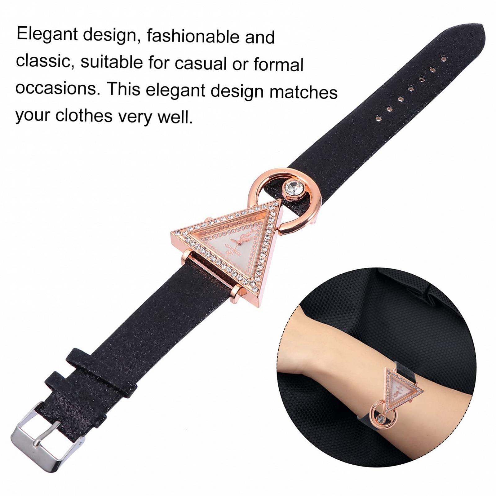 Годинник Трикутник LIFKOME Black, фото №7