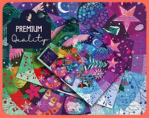 Пазл Elena Essex Christmas Puzzle Winter Wheel 1000 деталей 70 x 50 см synthetic.ua - Фото 1