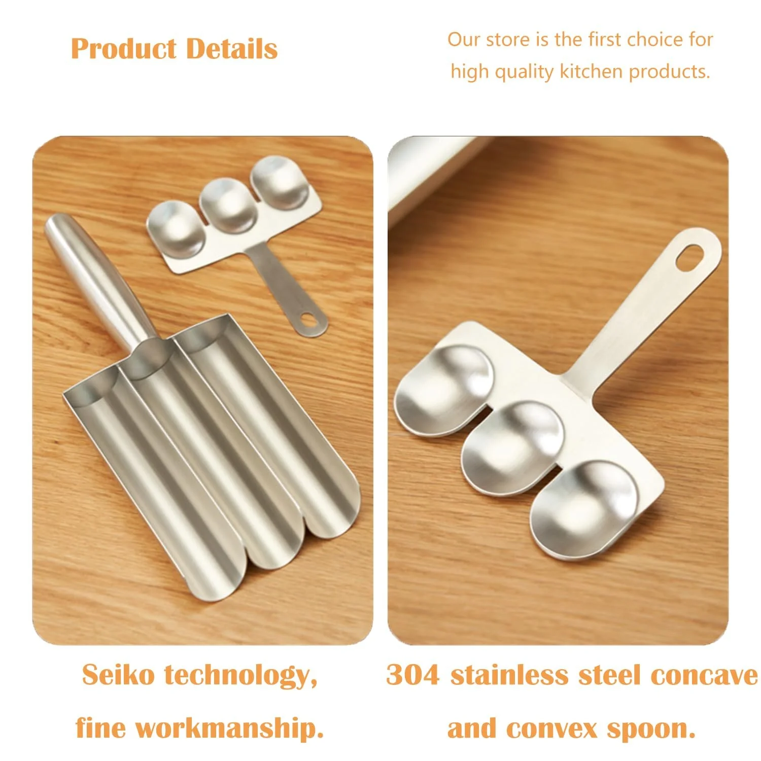 Форма для фрикаделек Meatball Shovel Maker из нержавеющей стали, фото №4 Форма для фрикаделек Meatball Shovel Maker из нержавеющей стали, фото №4