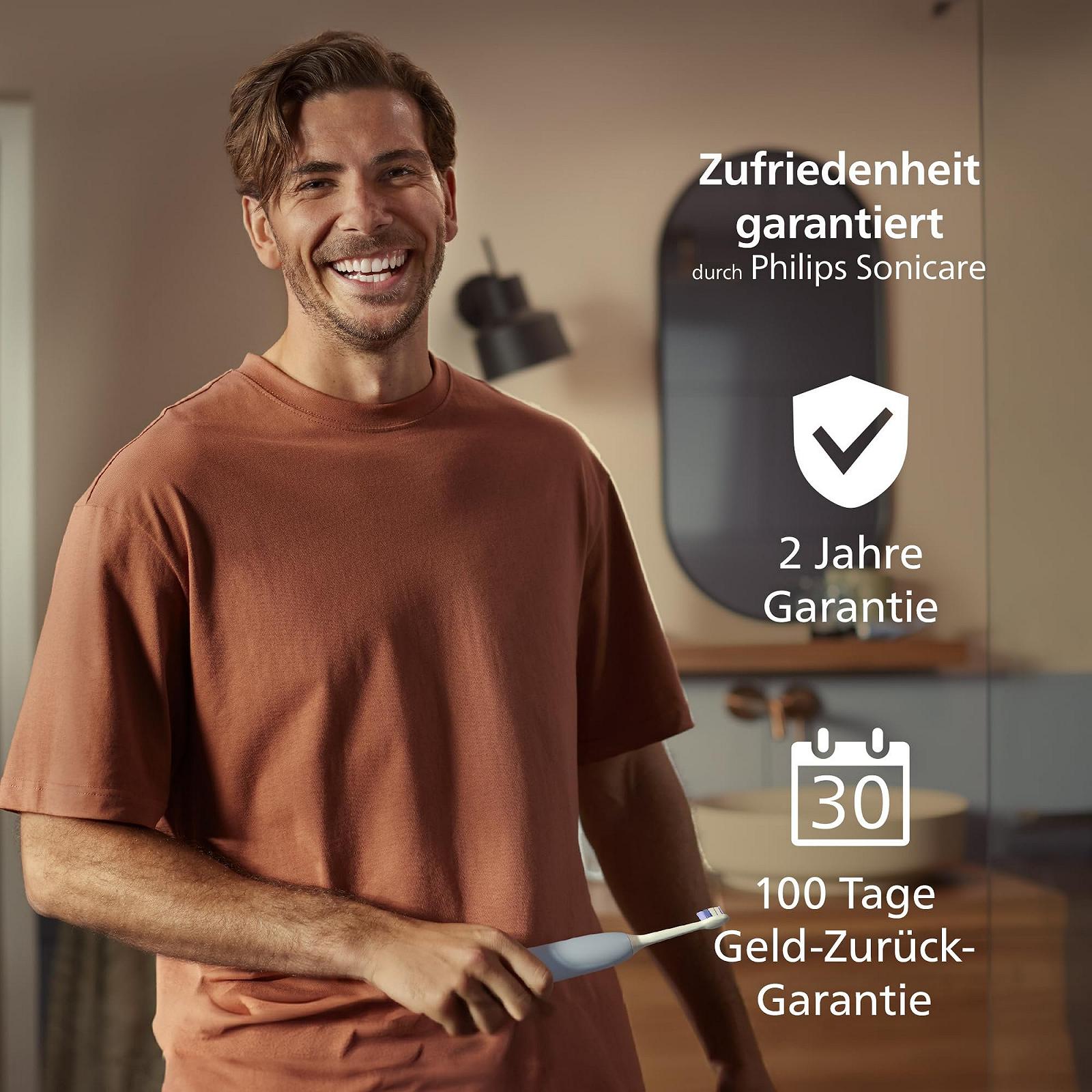 Електрична зубна щітка Philips Sonicare 6100 HX7406/02, світло-блакитний, фото №7