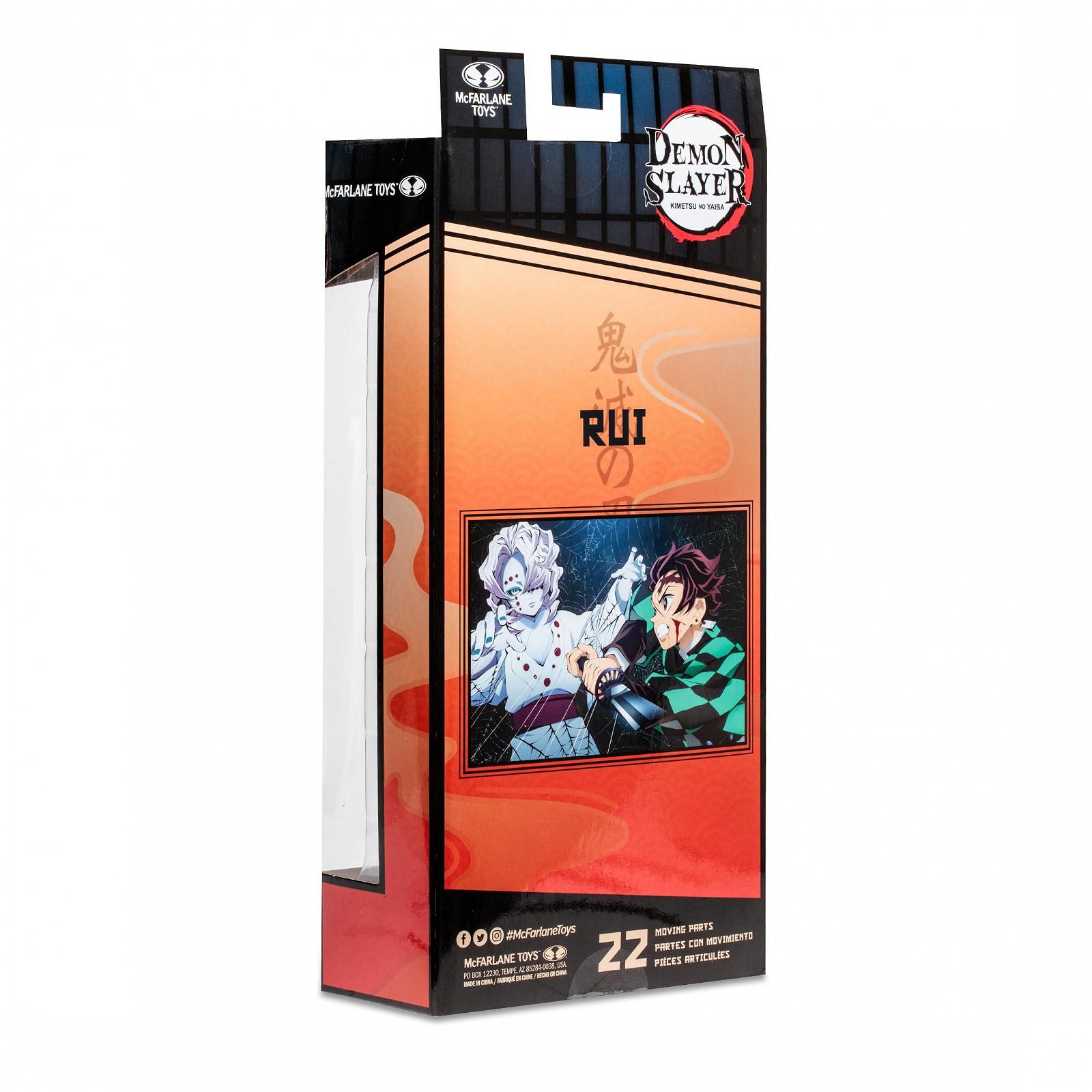 Фигурка Demon Slayer Rui 7 дюймов, коллекционная, детализированная, с ультра артикуляцией, тема: Паук и Demon Slayer, фото №10