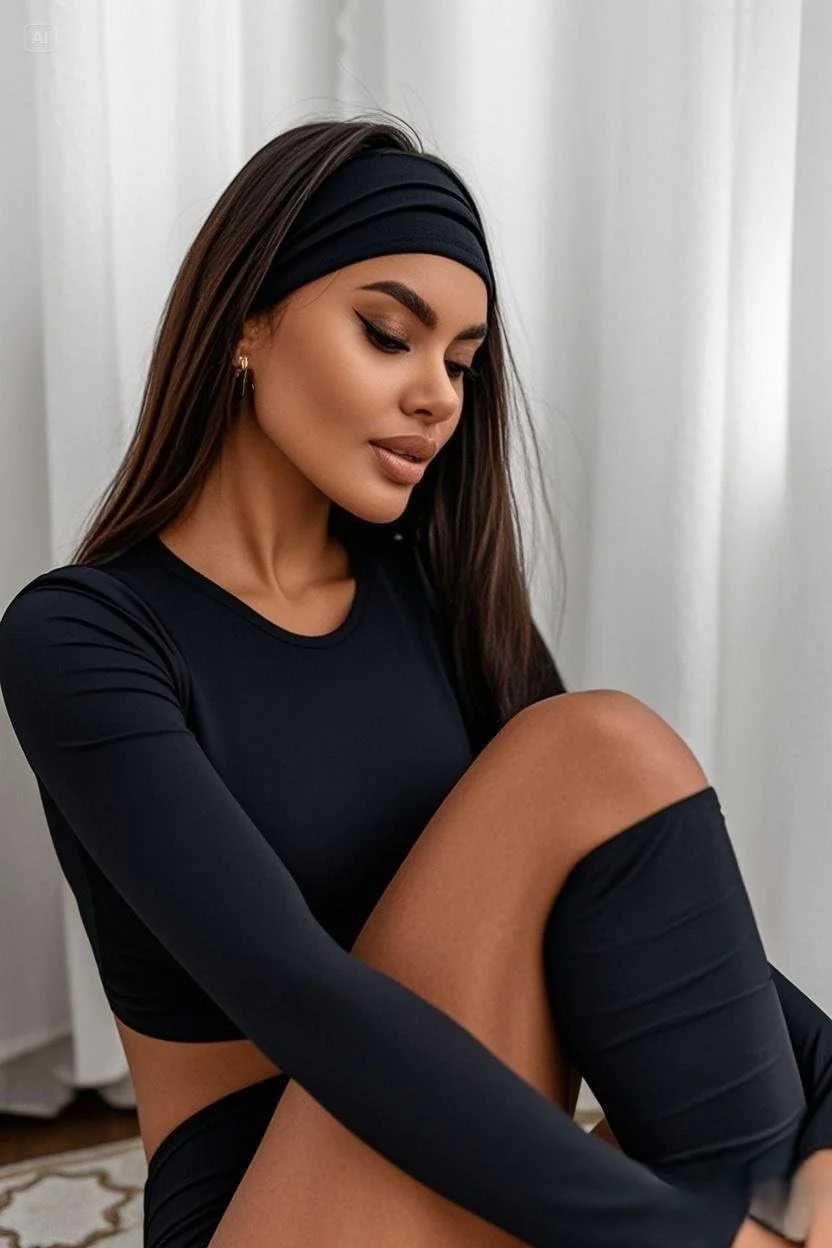 Пов'язка Еластична Широка для Волосся Banda Nero, фото №6