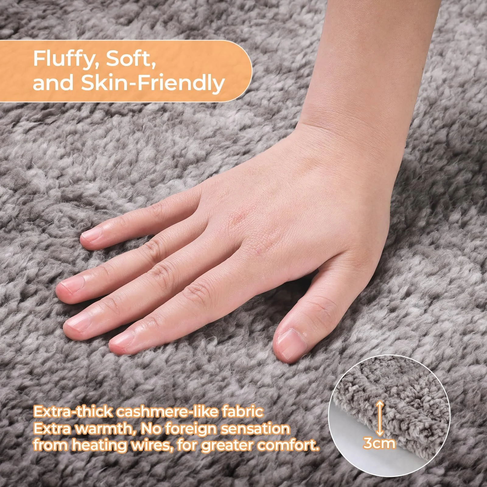 Електрична ковдра TLGREEN 130 x 180 см, колір не вказано, фото №4 Електрична ковдра TLGREEN 130 x 180 см, колір не вказано, фото №4