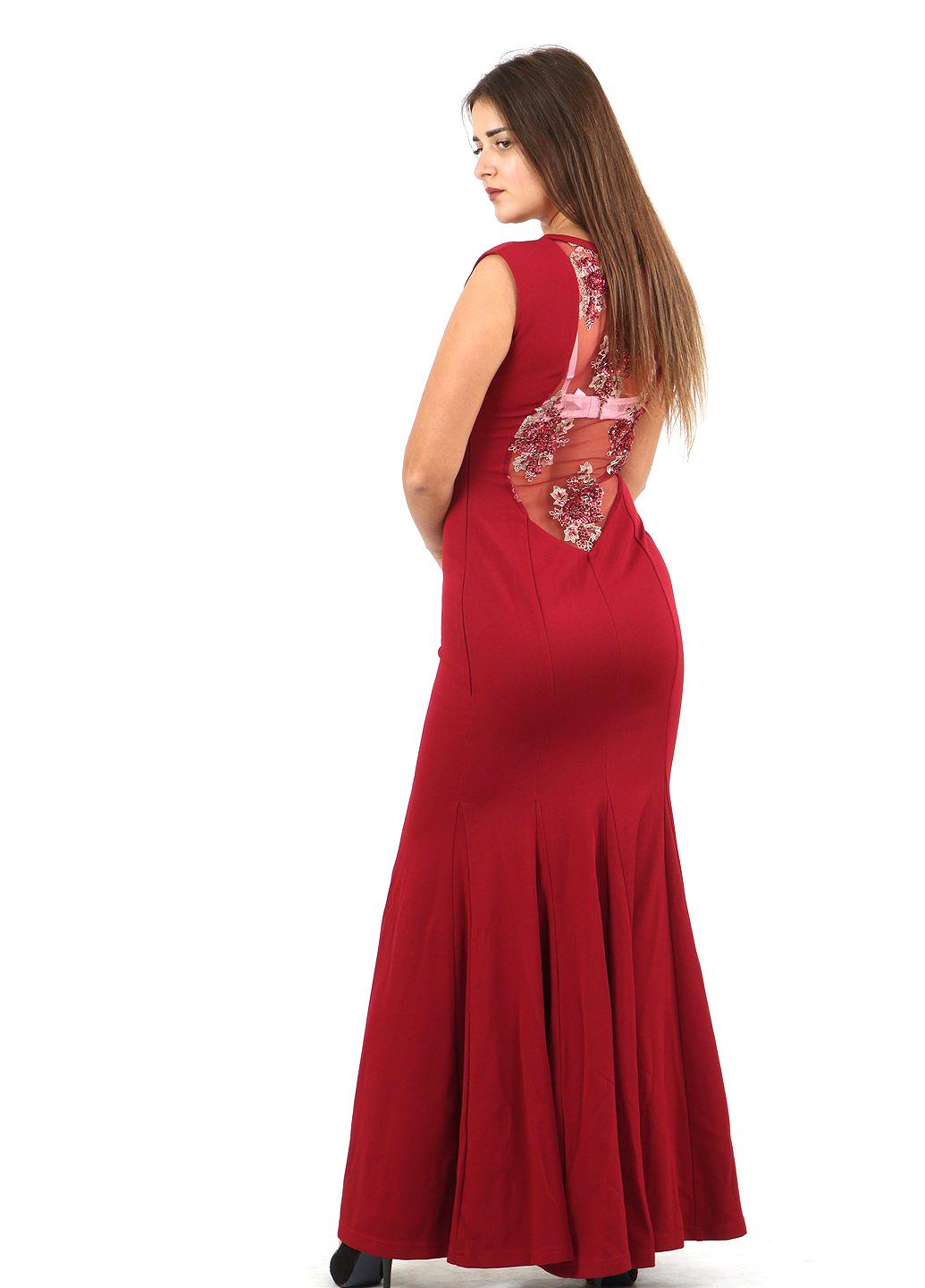 Платье Enna Levoni S Бордовый (ND-13737-Bordo), фото №4