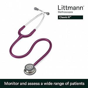 Стетоскоп 3M Littmann Classic III 69см Сливовый synthetic.ua - Фото 1