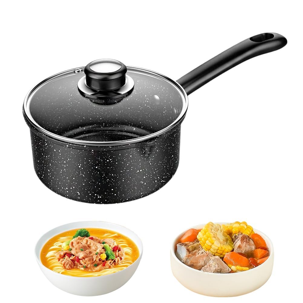 Каструля WAVATA 16 см з кришкою, Індукційна, Антипригарна, 1.5 Л, Універсальна (16 см), фото №1 Каструля WAVATA 16 см з кришкою, Індукційна, Антипригарна, 1.5 Л, Універсальна (16 см), фото №1