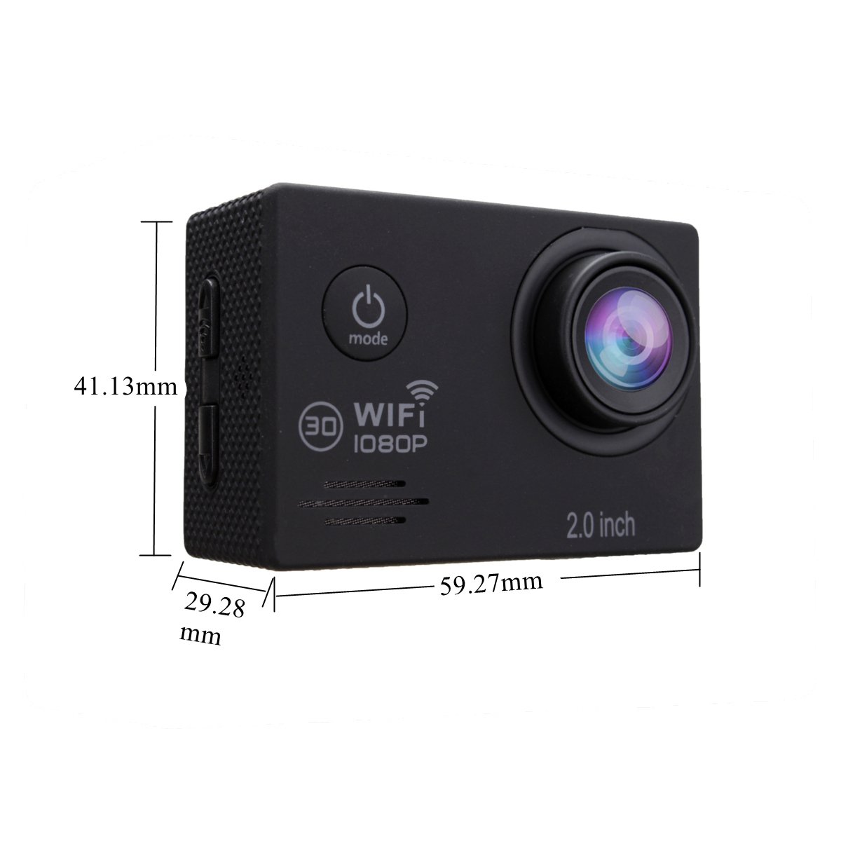 Экшн-камера MASUNN Sj7000 16 MP Водонепроницаемая Full HD 1080P Wifi 2.0 Дюймовый Экран, фото №4