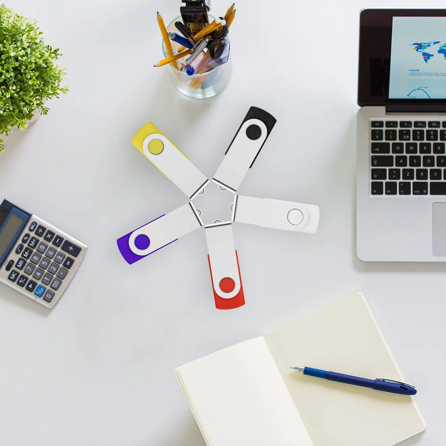 USB-флеш-накопичувач KOOTION 64GB USB 3.0 Pack of 5 Multicolor, фото №6