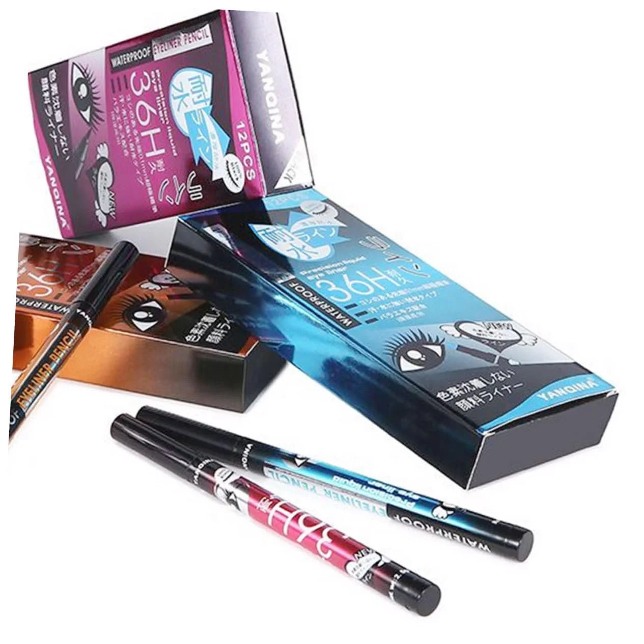 Подводка Для Глаз FRCOLOR Синяя Водостойкая Жидкая, фото №4