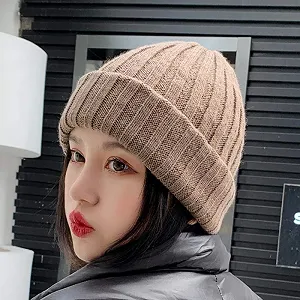 Купить Шапка-бини Вязаная Теплая Осень-Зима Модная для Женщин - Фото 1 Шапка-бини Вязаная Теплая Осень-Зима Модная для Женщин - Фото 1