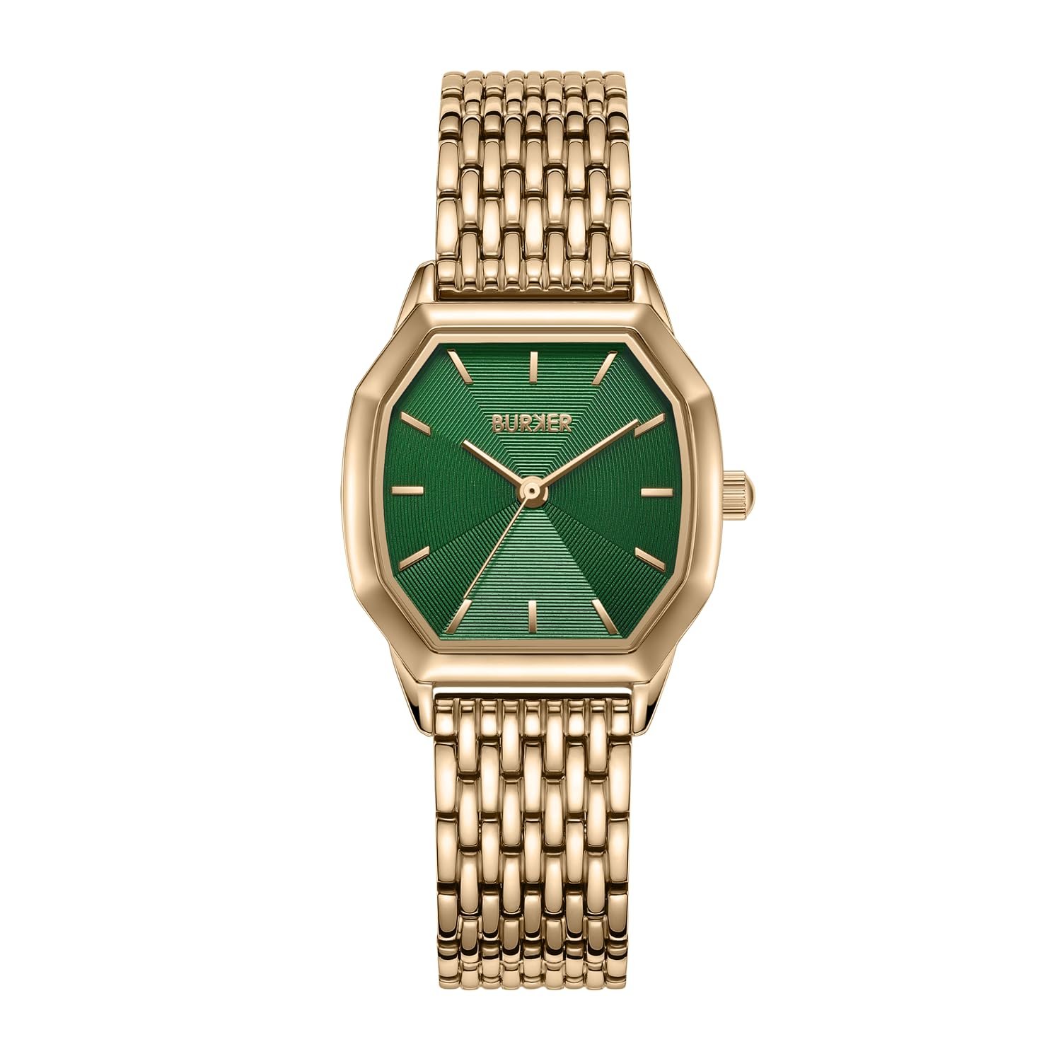 Женские Часы BURKER Julia Шестигранный Корпус Браслет со Звеньями Нержавеющая Сталь Аналоговый Кварц 3 ATM Водонепроницаемые - 32 мм - Золотой Зеленый, фото №1 Женские Часы BURKER Julia Шестигранный Корпус Браслет со Звеньями Нержавеющая Сталь Аналоговый Кварц 3 ATM Водонепроницаемые - 32 мм - Золотой Зеленый, фото №1