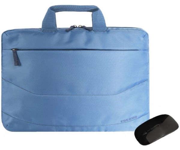 Tucano Сумка Idea 15.6" блакитна бездротова миша, фото №1