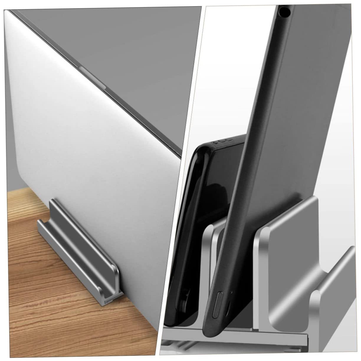 Підставка для ноутбука NUOBESTY регульована вертикальна для дому/офісу, стабільна, компактний органайзер для робочого столу, фото №6