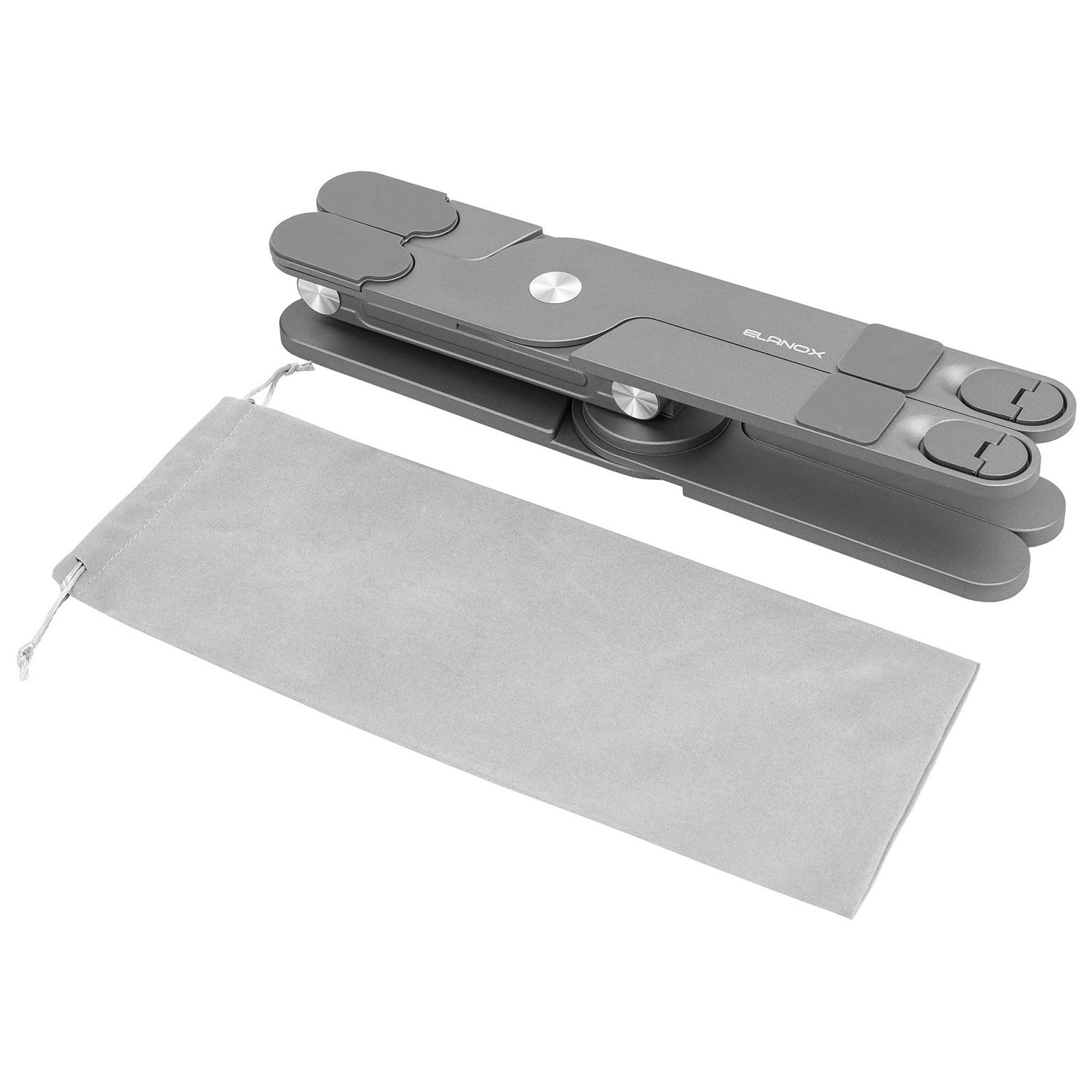 Підставка для ноутбука складна алюмінієвий сплав 360 (Сірий), фото №4