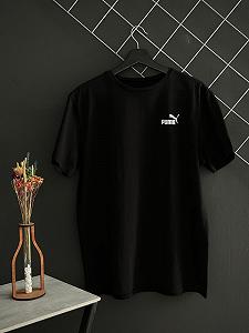 Комплект із трьох футболок Puma чорна біла хакі synthetic.ua - Фото 1